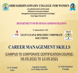 Certificate Course on Career Management Skills